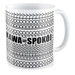 Kubek UKRYTY PRZEKAZ Kawa = spokój